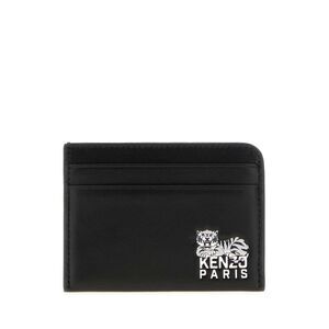 Kenzo Men Black Leather Card Holder